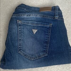 Guess Women's Dark Blue Denim Jeans